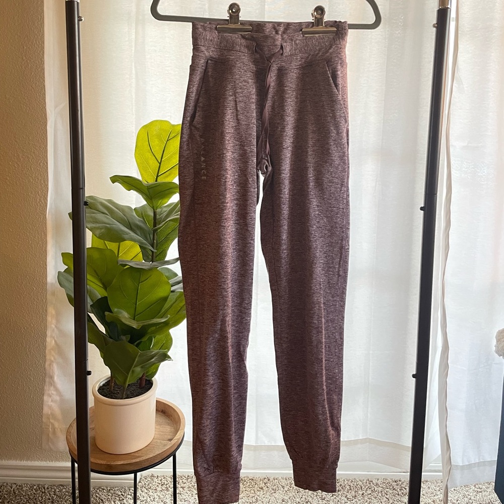 Heathered Maroon Joggers